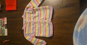 Colorful Striped Cardigan